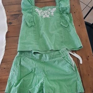 Janie and Jack short set